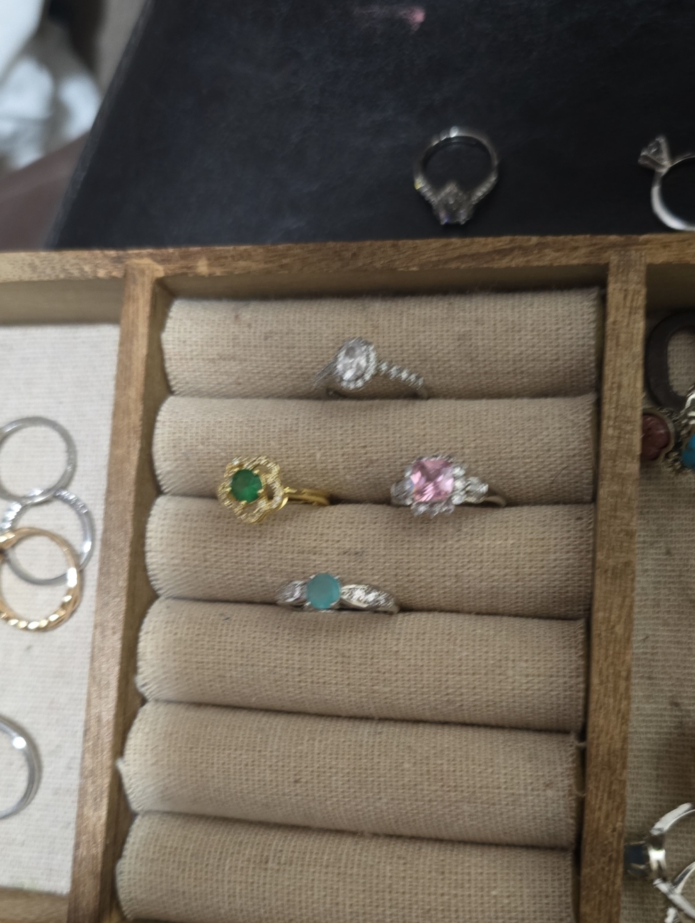 Assorted Costume Stone Rings